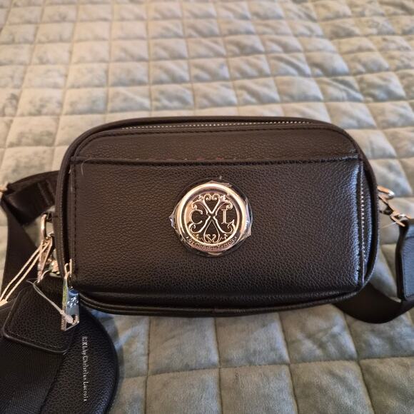 CXL by Christian Lacroix Black Eve Pebble Camera Bag NWT - Picture 3 of 7